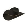 Stetson Royal Flush Straw Hat Black Stetson ‎unisex-ad Hats & Caps