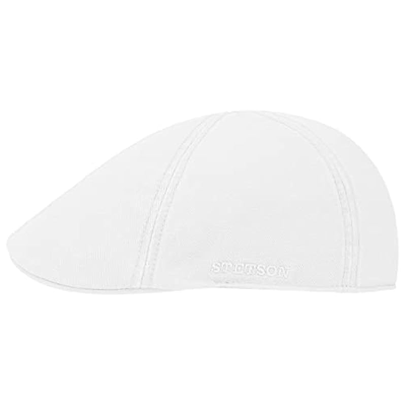 Stetson Texas Sun Protection Flat Cap Women/Men | White ‎mens Hats & Caps Stetson