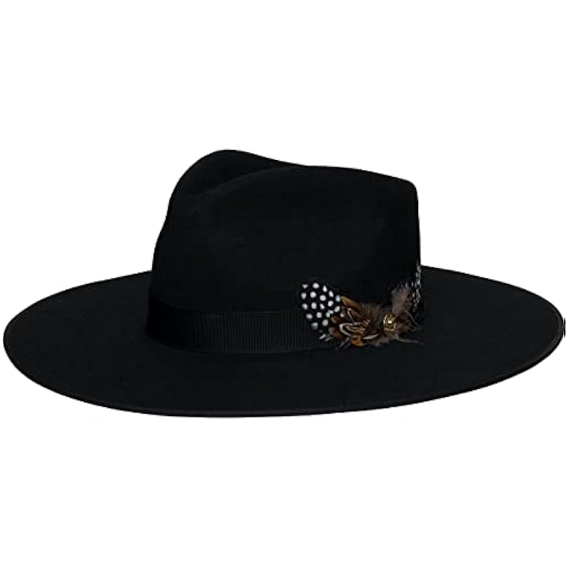 Midtown Wide Flat Brim Hat Stetson ‎unisex-ad Hats & Caps