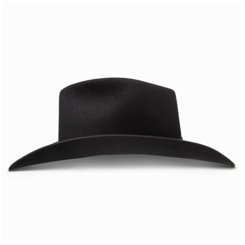Resistol Briscoe Reg, Color: Black, Size: 7 3/8 (RWBRSC-43340773) ‎mens Hats & Caps Stetson
