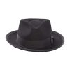Stetson Hats & Caps ‎mens Stetson Mens Wool Felt Whippet Fedora Hat Black