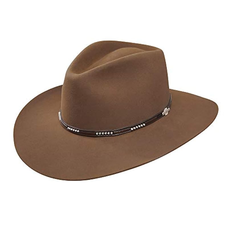 Stetson Hats & Caps ‎mens Stetson Llano Wool Western Hat in Acorn SWLLNO-1639 Acorn