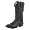 Stetson Boots ‎mens Stetson Men's Ames Corded Shaft Western Boot Round Toe Black 12 D(M) US