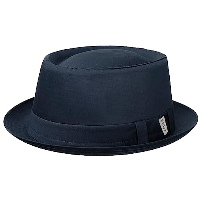 Stetson Stetson Cotton Pork Pie Cloth Hat Women/Men - Made in Italy Navy ‎womens Hats & Caps