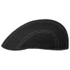 Stetson Madison Linen Flat Cap Women/Men - Black Stetson ‎mens Hats & Caps