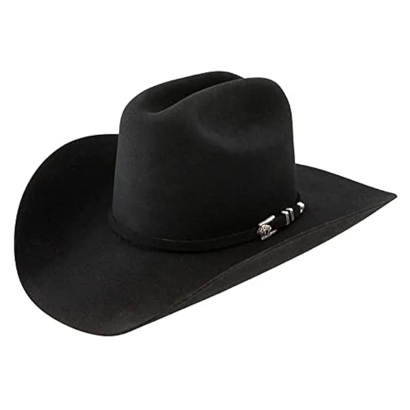 ‎unisex-ad Hats & Caps Stetson Stetson Uni‎unisex-ad Apache 4X Felt Cowboy Hat - Sbapch-754007 Black