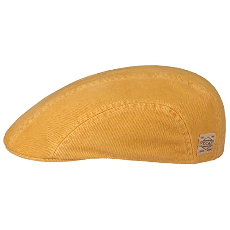 Stetson Stetson Soft Vintage Cotton Ivy Flat Cap Men - Yellow ‎mens Hats & Caps