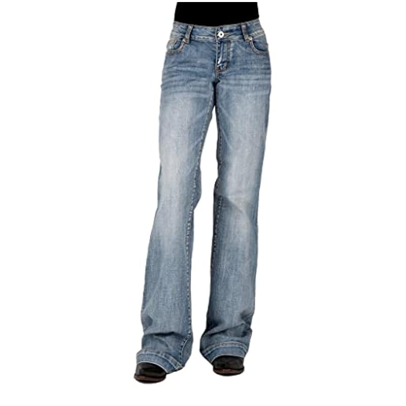 Stetson Jeans ‎womens Stetson Western Jeans Womens Button 2 Long Blue 11-054-0214-0809 BU