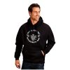 Stetson Stetson Western Sweatshirt Mens Fleece XL Black 11-097-0562-0906 BL ‎men Active