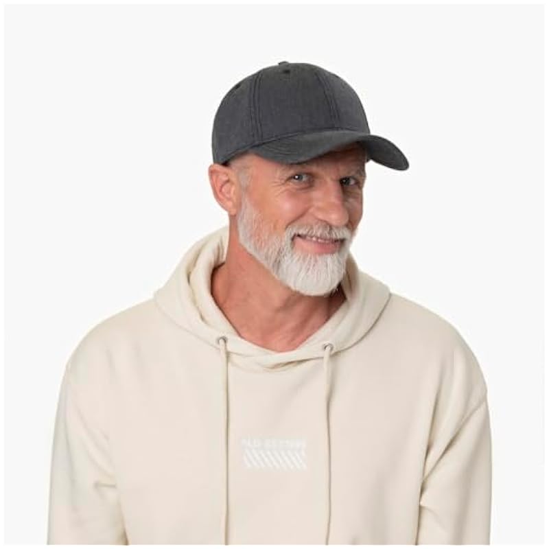 Stetson Classic Cotton Melange Cap Women/Men - Light Grey ‎mens Hats & Caps Stetson