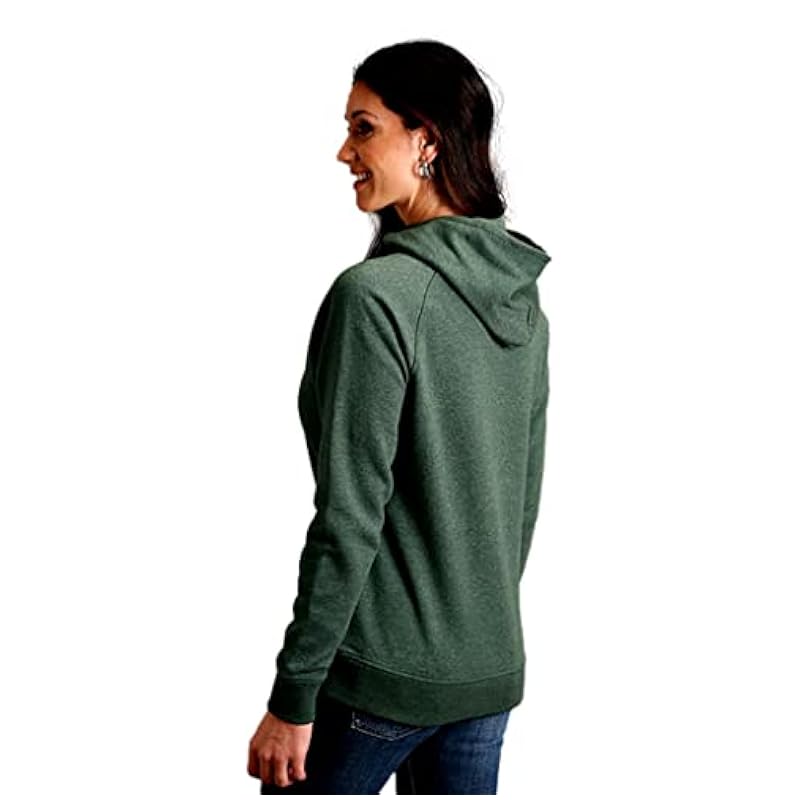 Stetson Western Sweatshirt Womens Raglan L Green 11-098-0562-7096 GR ‎womens Active Stetson