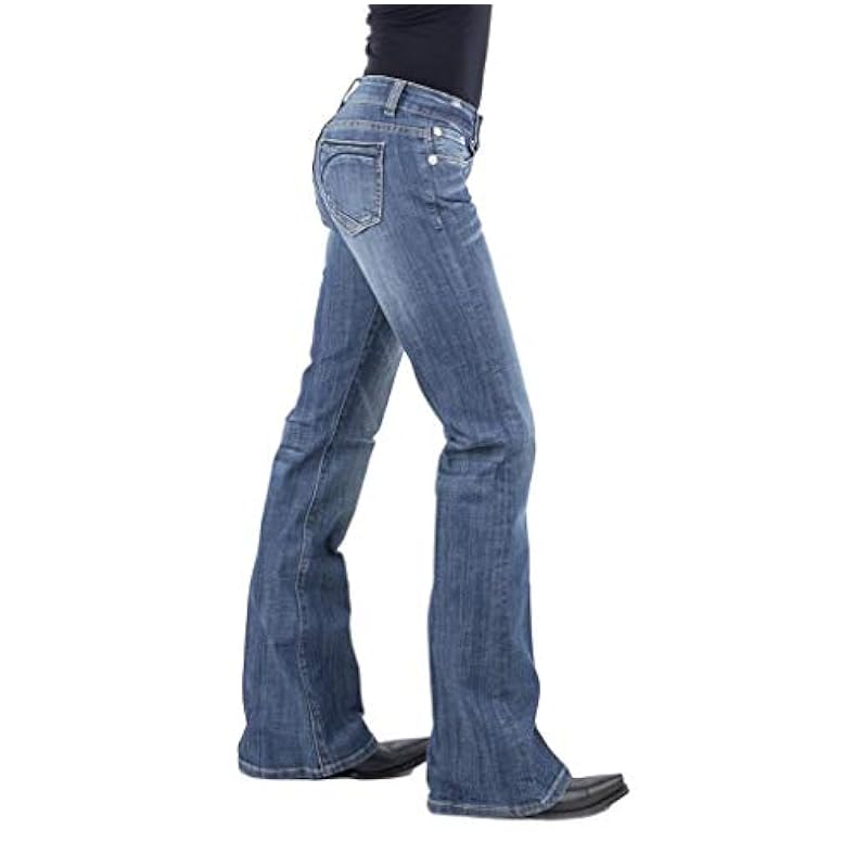 Stetson Stetson Women's Medium 816 Classic Bootcut Jeans Blue 16 REG ‎womens Jeans