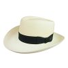 Stetson Hats & Caps ‎mens Dobbs Basino - Panama Straw Gambler Hat Natural