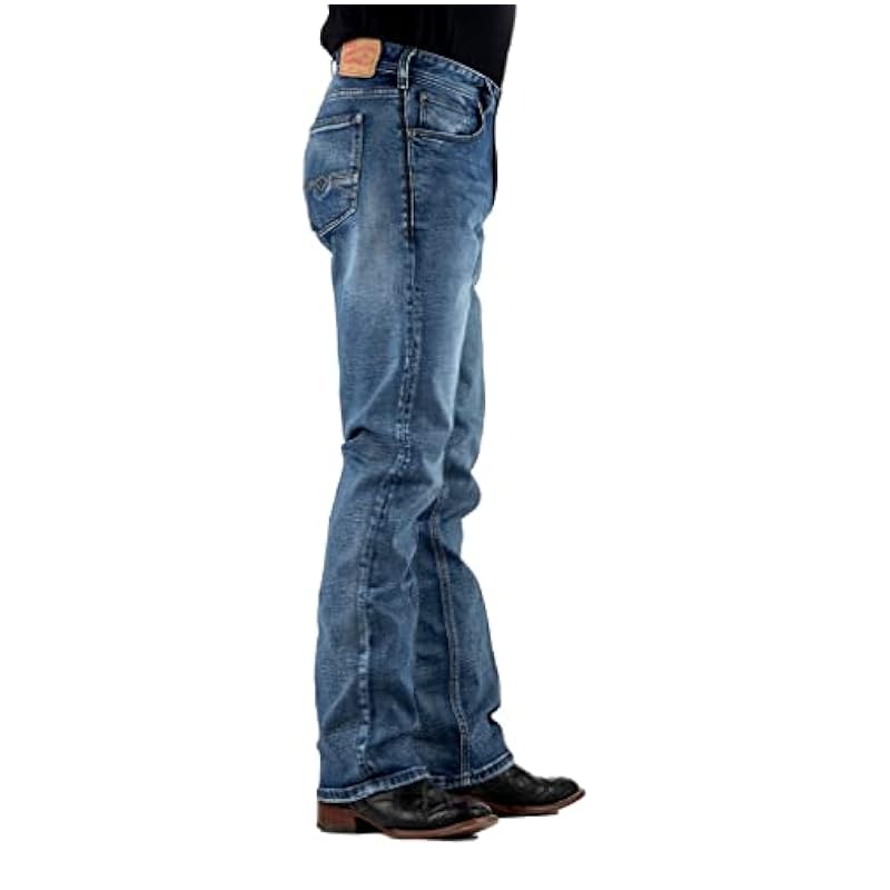 Stetson Western Jeans Mens Straight 35 x 38 Blue 11-004-1211-8003 BU Stetson ‎mens Jeans