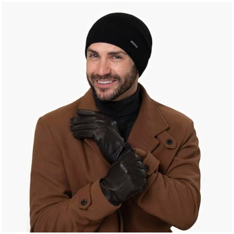 Stetson Classic Uni Goat Leather Gloves Men - Dark Brown ‎mens Gloves & Mittens Stetson