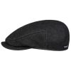 Stetson Hats & Caps ‎mens Stetson Carlstown Wool Driver Flat Cap Men - Made in The EU Anthracite