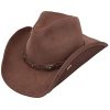 Stetson Roxbury Shapeable Leather Cowboy Western Hat Large Stetson ‎unisex-ad Hats & Caps