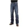 Stetson Jeans ‎mens Stetson Slim Fit Med Distress Stone Wash Slim Fit Medium Stone Wash Jean (27W x 40L) 11-004-1120-0028BU Blue
