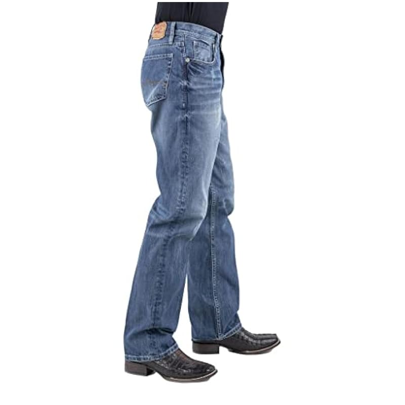 ‎mens Jeans Stetson Stetson Western Jean Mens Relaxed 36 X 32 Med Wash 11-004-1520-4068 BU