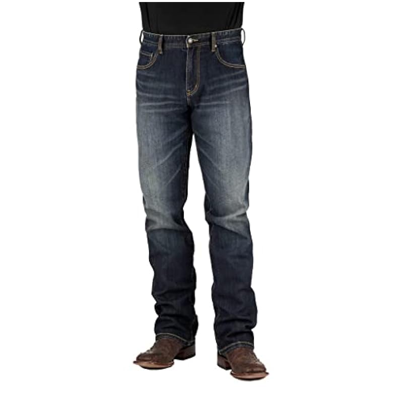 Stetson Western Jeans Mens Straight 31 x 34 Blue 11-004-1210-8001 BU ‎mens Jeans Stetson