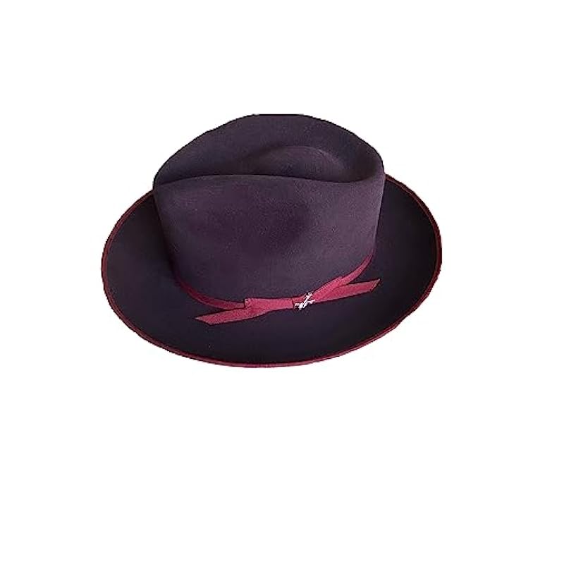 ‎unisex-ad Hats & Caps Stetson Stetson Men's Stratoliner L.E. Felt Fedora Hat Eggplant