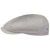 ‎mens Hats & Caps Stetson Stetson Hatteras Surry Sustainable Flat Cap Men - Made in The EU Light Grey