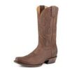 ‎womens Boots Stetson Stetson Mens Paxton Embroidered Snip Toe Casual Boots Mid Calf - Brown - Size 11 EE