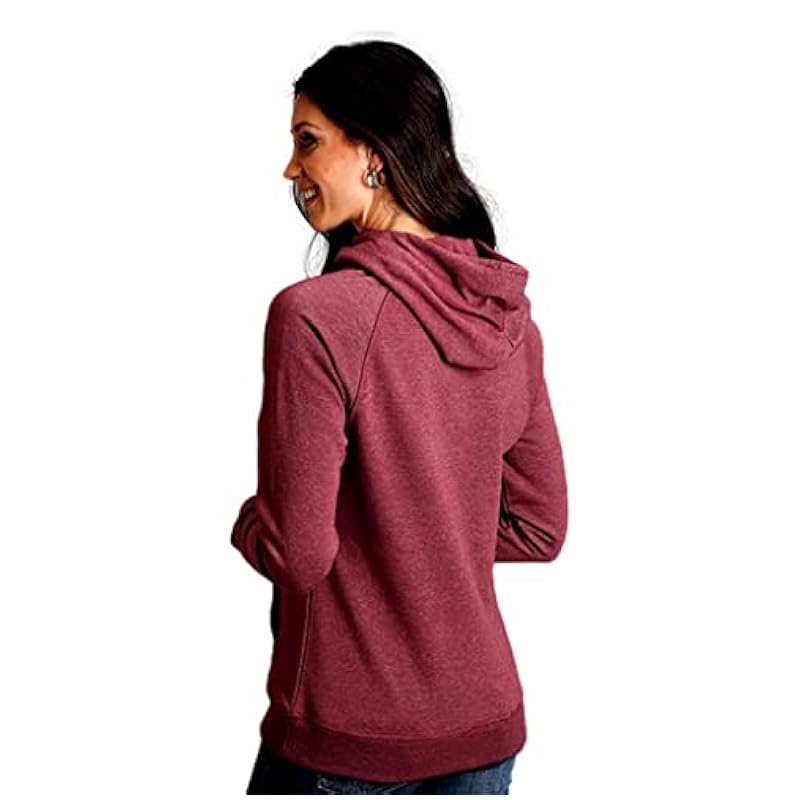 Stetson Western Sweatshirt Womens Knit M Maroon 11-098-0562-7097 RE Stetson ‎womens Active