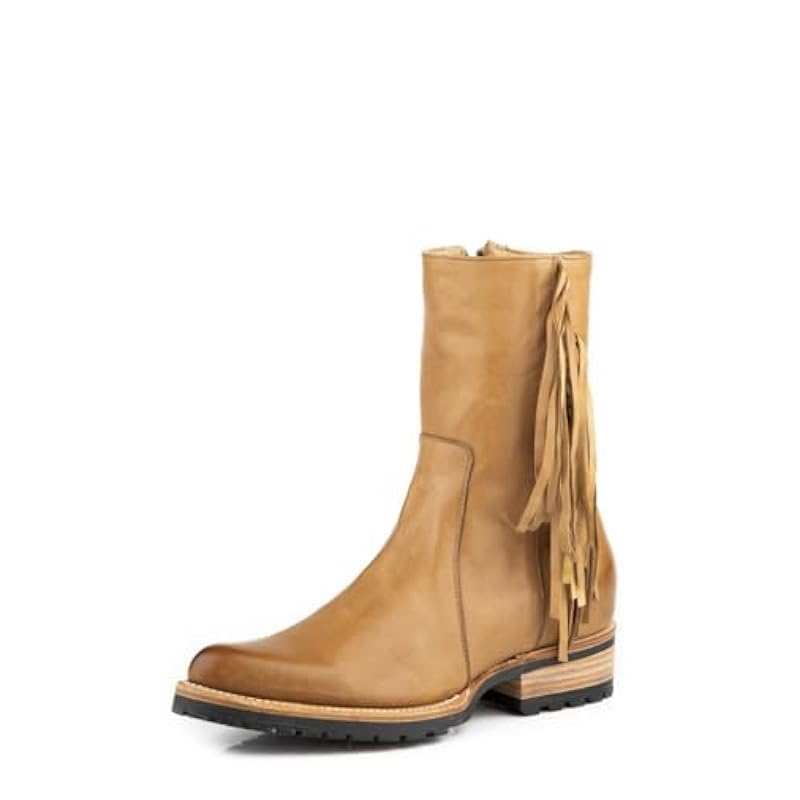 Stetson Stetson Fashion Boots Womens Jenna Zip 8 B Brown 12-021-5110-0690 BR ‎womens Boots