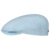 Stetson Organic Cotton Sustainable Flat Cap Women/Men - Made in The EU Light Blue Stetson ‎womens Hats & Caps