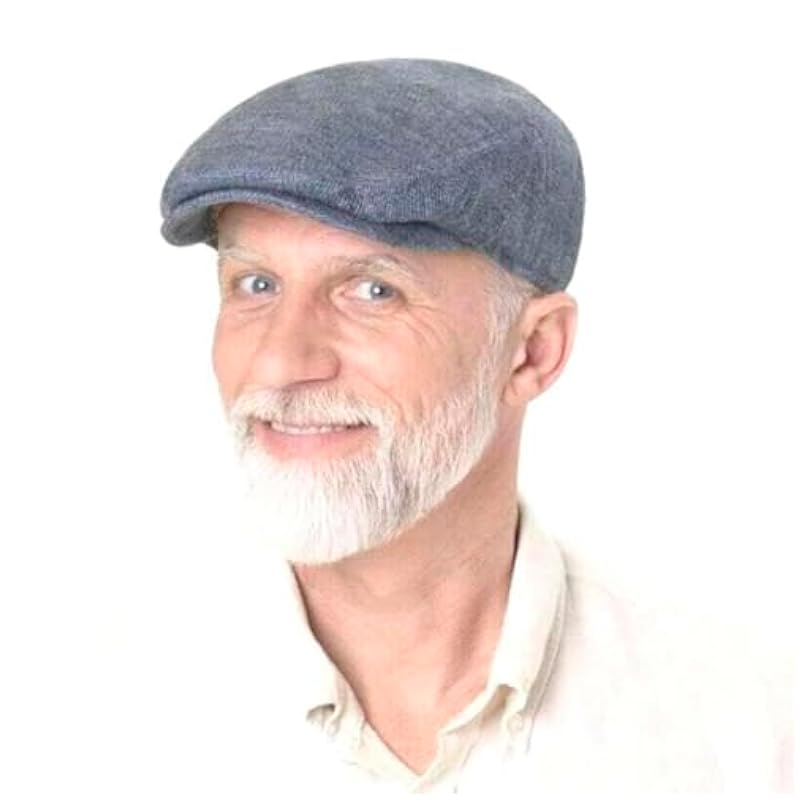 Stetson Kent Inspection Tag Flat Cap Men - Made in Germany Blue-mottled ‎mens Hats & Caps Stetson