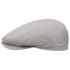 Stetson Hats & Caps ‎mens Stetson Sustainable Driver Flat Cap Men - Made in The EU Light Grey