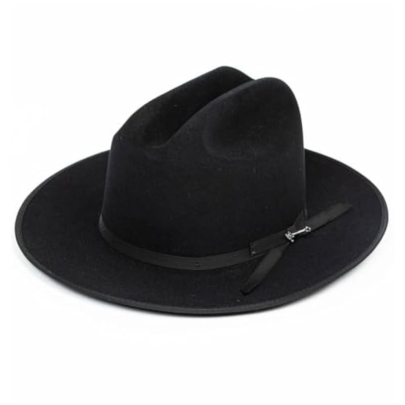 ‎unisex-ad Hats & Caps Stetson Stetson Open Road 6X Felt Cowboy Hat Black