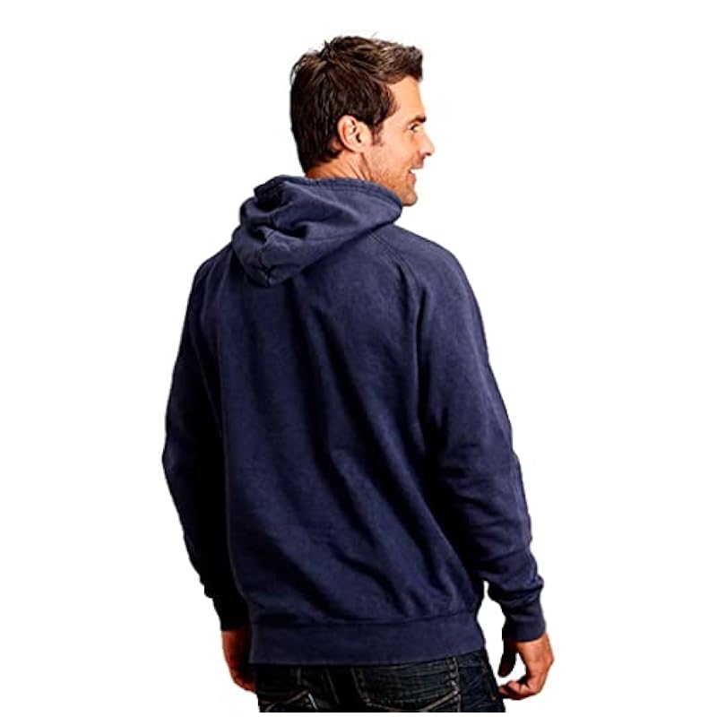 ‎mens Active Stetson Stetson Western Sweatshirt Mens Vintage L Navy 11-097-0562-0913 BU