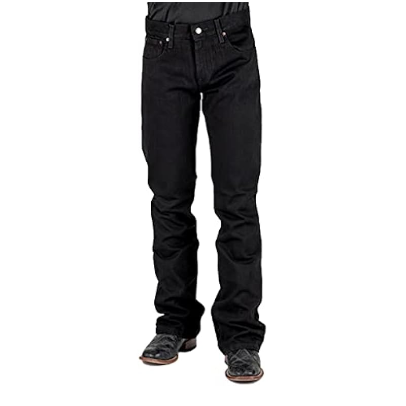 Stetson Western Jeans Mens Slim Fit 33 x 32 Black 11-004-1120-0024 BL ‎mens Jeans Stetson