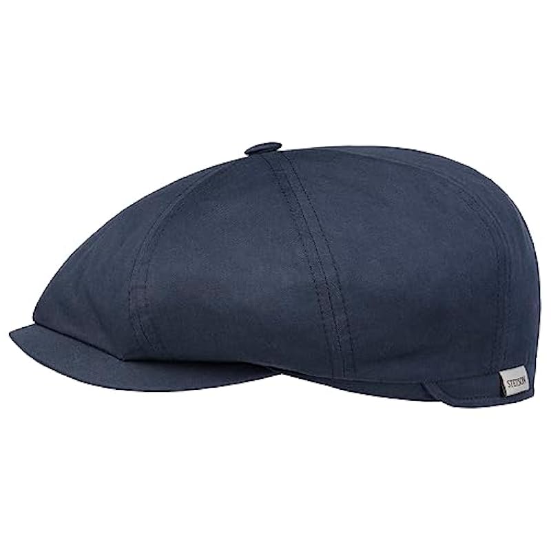 ‎mens Hats & Caps Stetson Stetson Hatteras Hertford Flat Cap Men - Made in The EU Navy