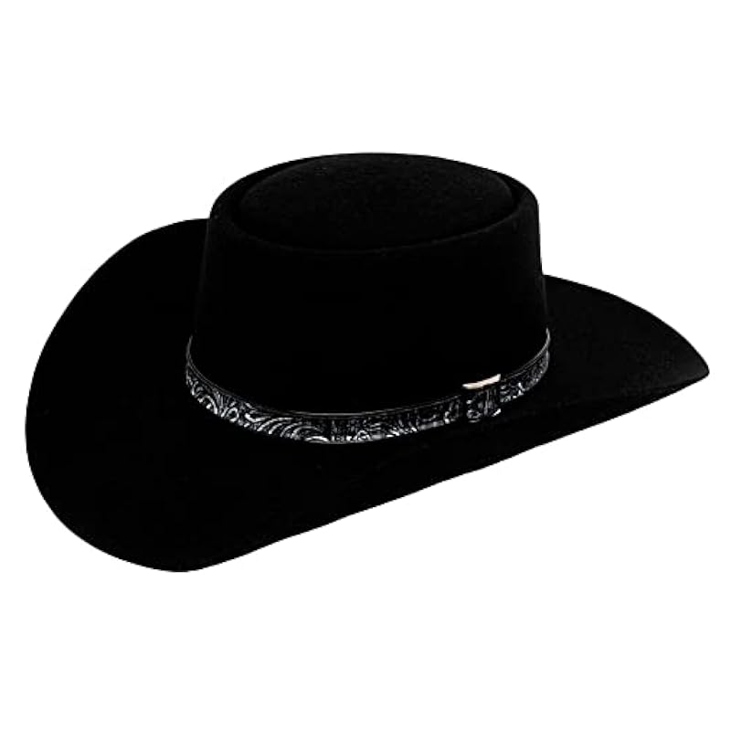 ‎unisex-ad Hats & Caps Stetson Stetson Revenger 4X Felt Chocolate Cowboy Hat (SBRVGR-463422) Black