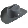 Stetson Brenham 4X Felt San Angelo Collection Cowboy Hat Ivory 4" Brim Granite Grey ‎mens Hats & Caps Stetson