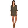 Stetson Jumpsuits, Rompers & Overalls ‎Womens Stetson Women's 1444 Solid Rayon Twill Romper Green Medium