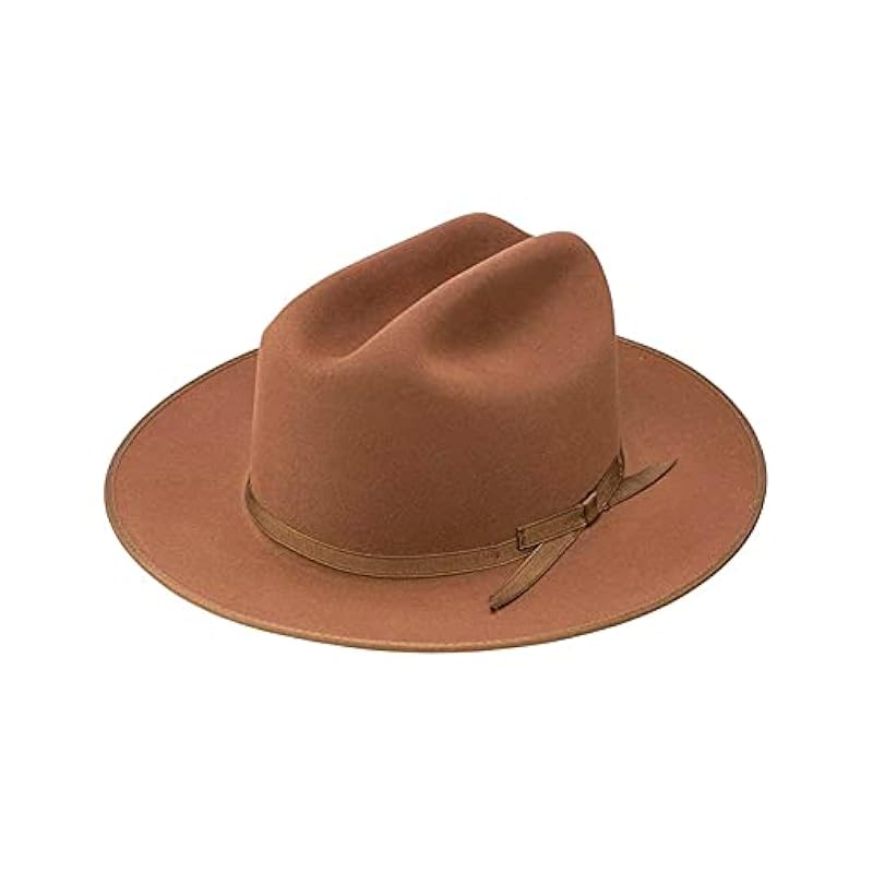 ‎mens Hats & Caps Stetson Stetson Men's Royal Deluxe Open Road Hat Brown 7 1/2