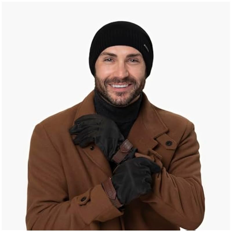 Stetson Gloves & Mittens ‎mens Stetson Twotone Goat Nappa Leather Gloves Men - Dark Brown