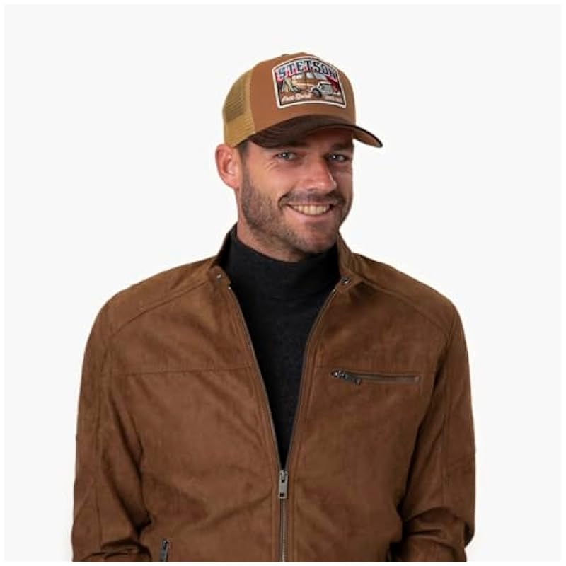 Stetson by The Campfire Trucker Cap Men - Brown ‎mens Hats & Caps Stetson