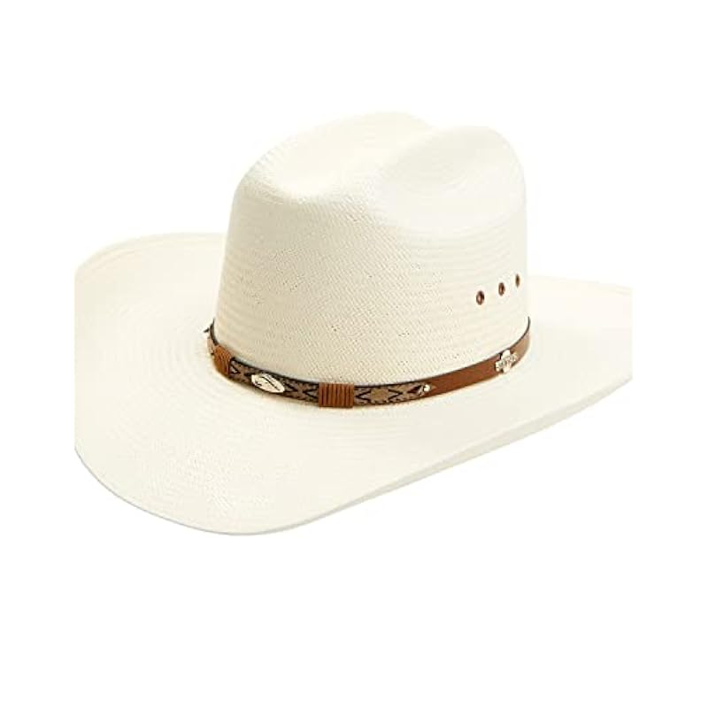 ‎unisex-ad Hats & Caps Stetson Stetson Uni‎unisex-ad Rodeo Natural Cattleman Straw Western Hat Natural 7