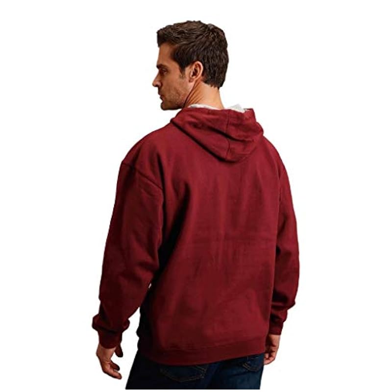 Stetson Fashion Hoodies & Sweatshirts ‎mens Stetson Western Sweatshirt Mens Hooded L Red 11-097-0562-0883 RE