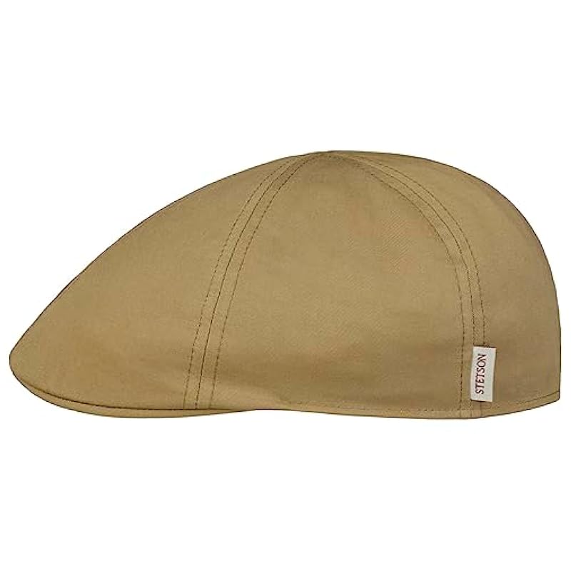 Stetson Texas Hertford Flat Cap Men - Made in The EU Khaki Stetson ‎mens Hats & Caps