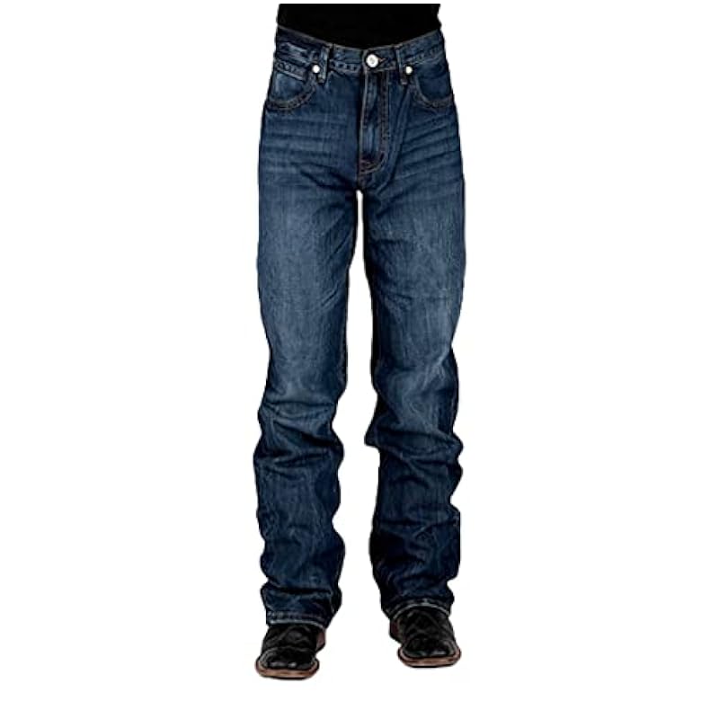 Stetson Western Jeans Mens Relaxed 38 x 38 Blue 11-004-1520-4073 BU Stetson ‎mens Jeans