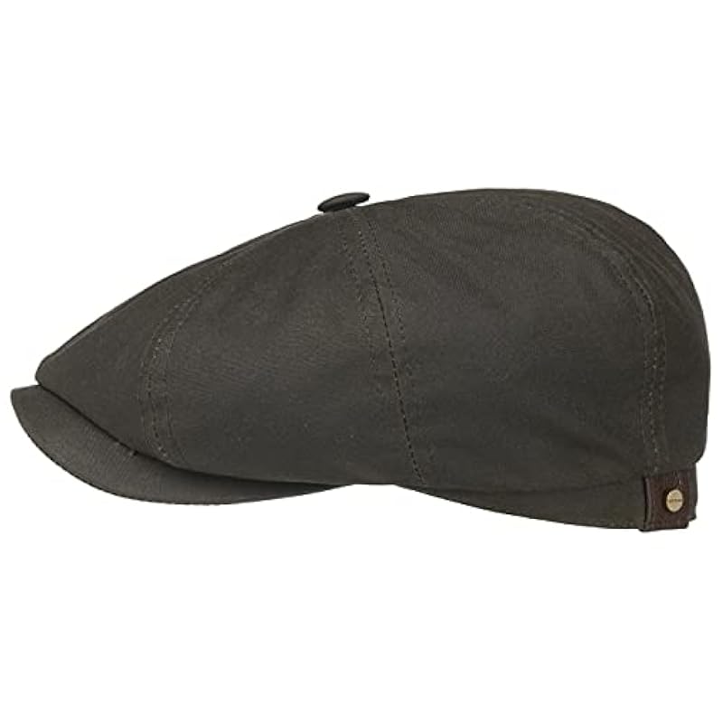 ‎mens Hats & Caps Stetson Stetson Hatteras Waxed Cotton Cap Women/Men Olive 6 7/8