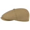 Stetson Kids Hatteras Newsboy Cap for Cotton Cap Flat with Peak Spring Summer Khaki ‎mens Hats & Caps Stetson