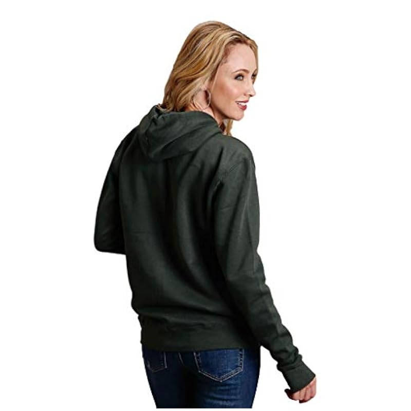 ‎womens Fashion Hoodies & Sweatshirts Stetson Stetson Western Sweatshirt Womens Hooded Green