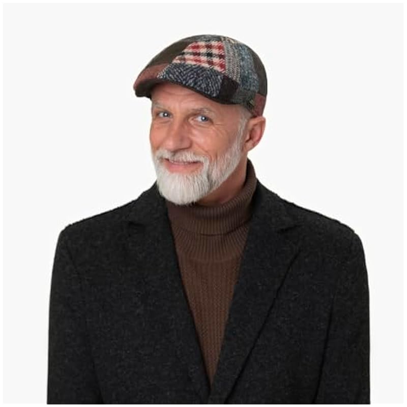 Stetson Texas Patchwork Mix Flat Cap Men - Made in The EU Mixed Colo ‎mens Hats & Caps Stetson